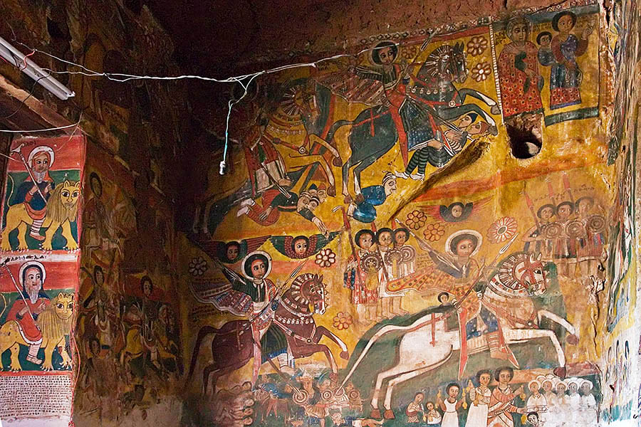 34   Abreha we Atsbeha church   wall painting